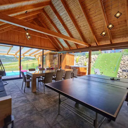 Villa Nad Zalew Dom Z Basenem Letnim, Jacuzzi I Sauna, Jezioro I Trasa Velo Czorsztyn W Poblizu *